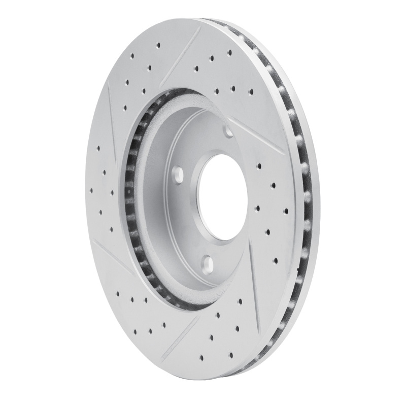 Nissan Sentra Brake Rotor (1) - Front Right - DFC - Drilled & Slotted Geoperformance - `07-`14