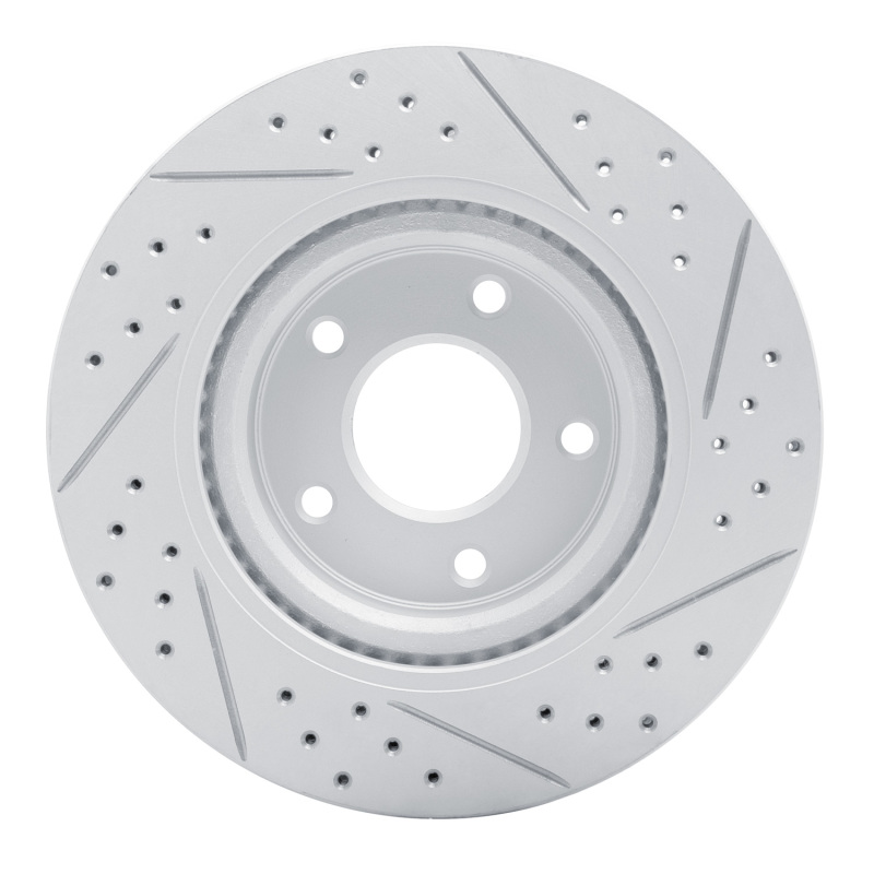 Nissan Altima Brake Rotor (1) - Front Left - DFC - Geoperformance Rotor - Drilled & Slotted - `07-`13