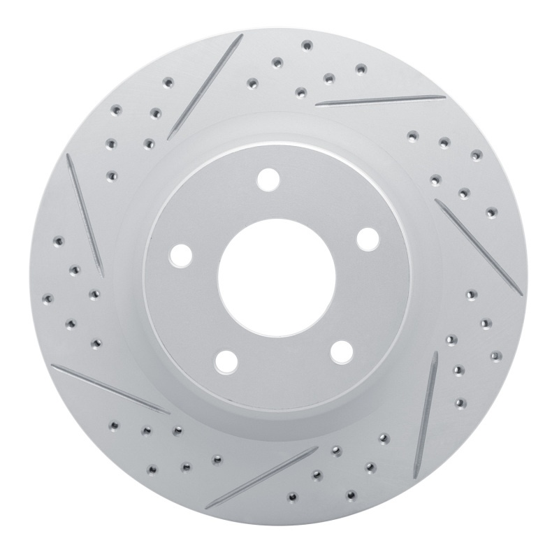 Nissan Altima Brake Rotor (1) - Front Left - DFC - Geoperformance Rotor - Drilled & Slotted - `07-`13