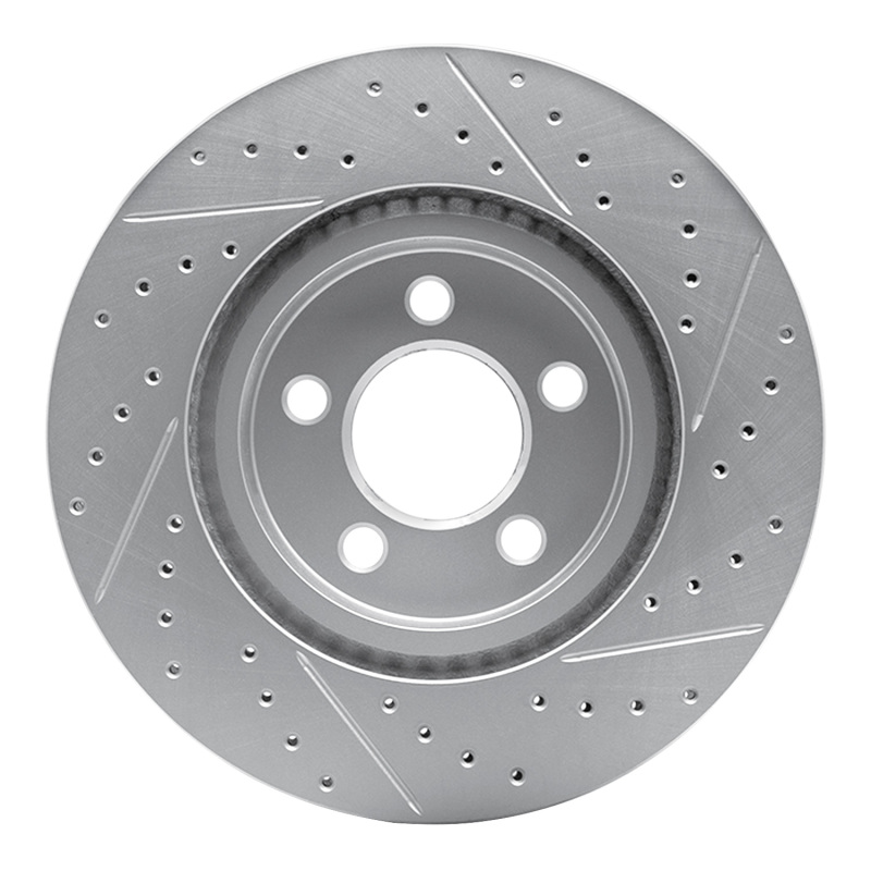 Nissan Sentra Brake Rotor (1) - Front Left - DFC - Drilled & Slotted Geoperformance - `07-`15