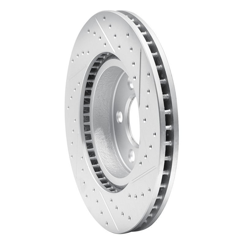 Nissan Sentra Brake Rotor (1) - Front Left - DFC - Drilled & Slotted Geoperformance - `07-`15