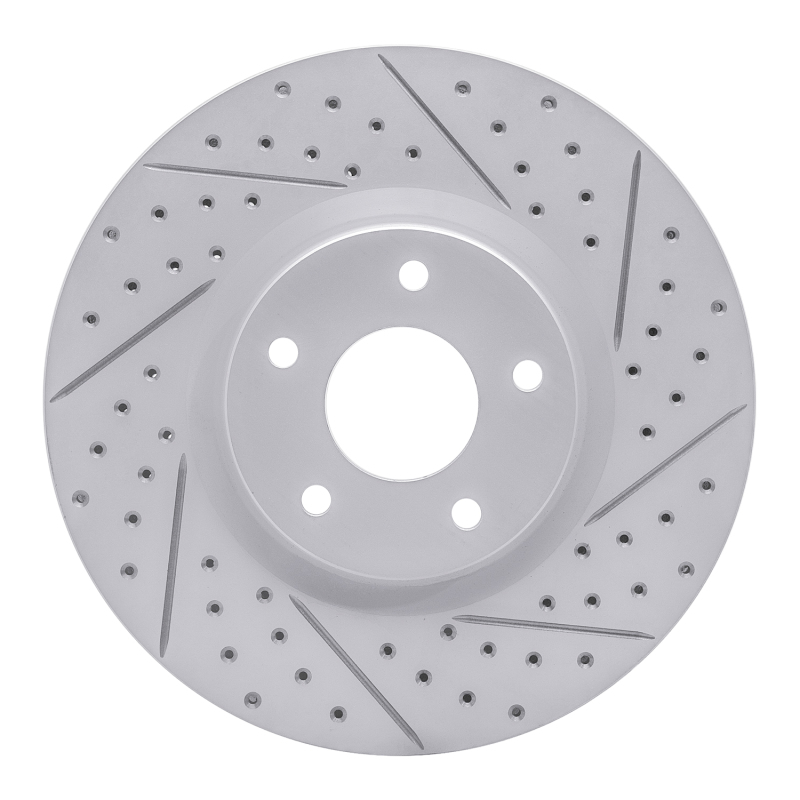 Nissan Sentra Brake Rotor (1) - Front Right - DFC - Drilled & Slotted Geoperformance - `07-`17