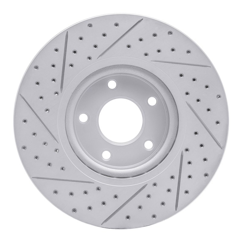 Nissan Sentra Brake Rotor (1) - Front Right - DFC - Drilled & Slotted Geoperformance - `07-`17