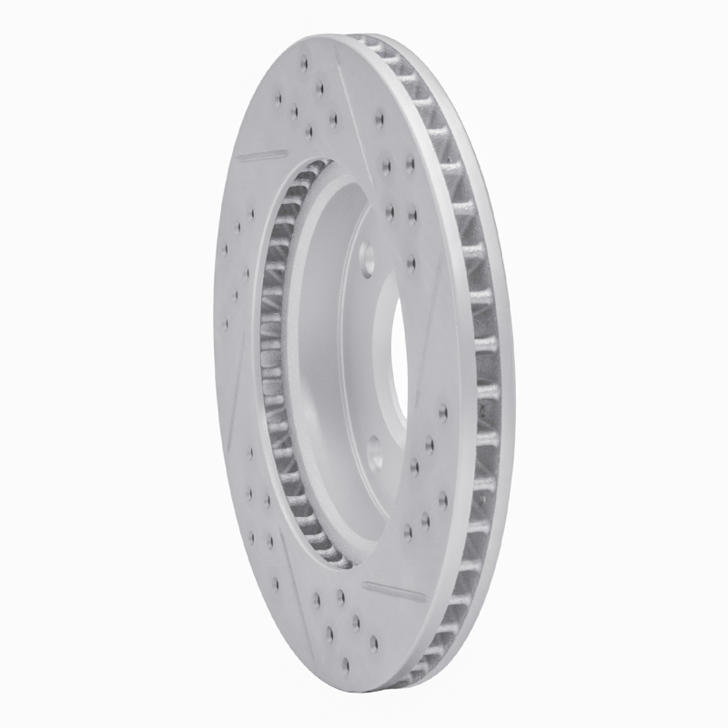 Nissan Versa Brake Rotor (1) - Front Left - DFC - Drilled & Slotted Geoperformance - `07-`17