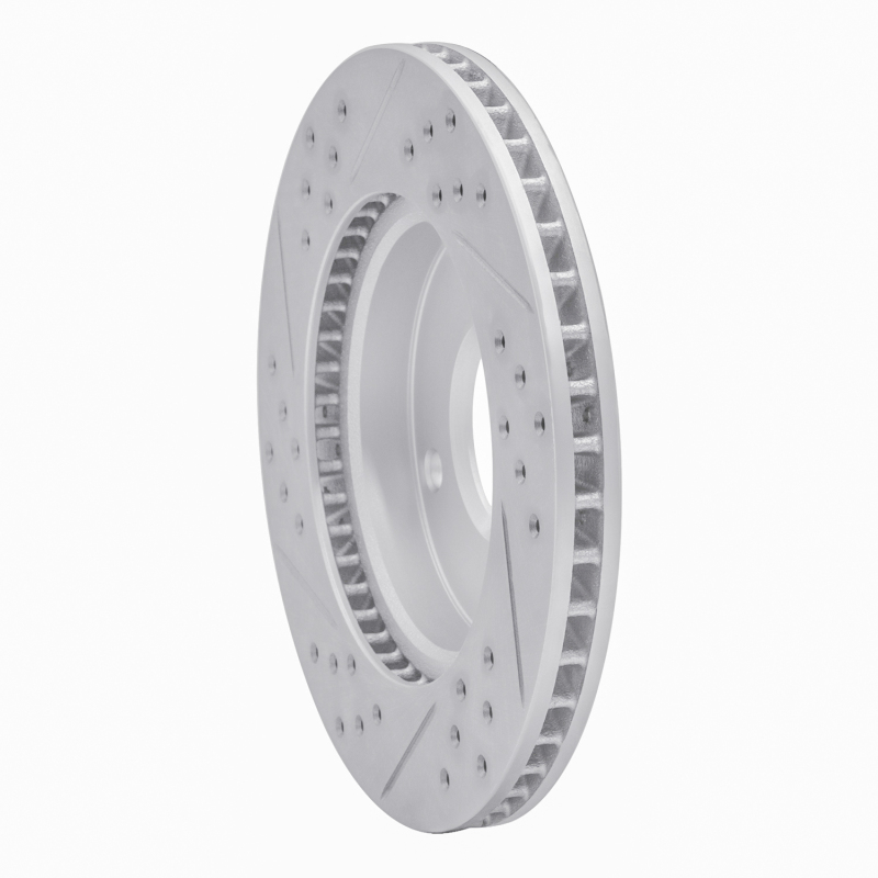 Nissan Versa Brake Rotor (1) - Front Right - DFC - Geoperformance Drilled & Slotted - `07-`17