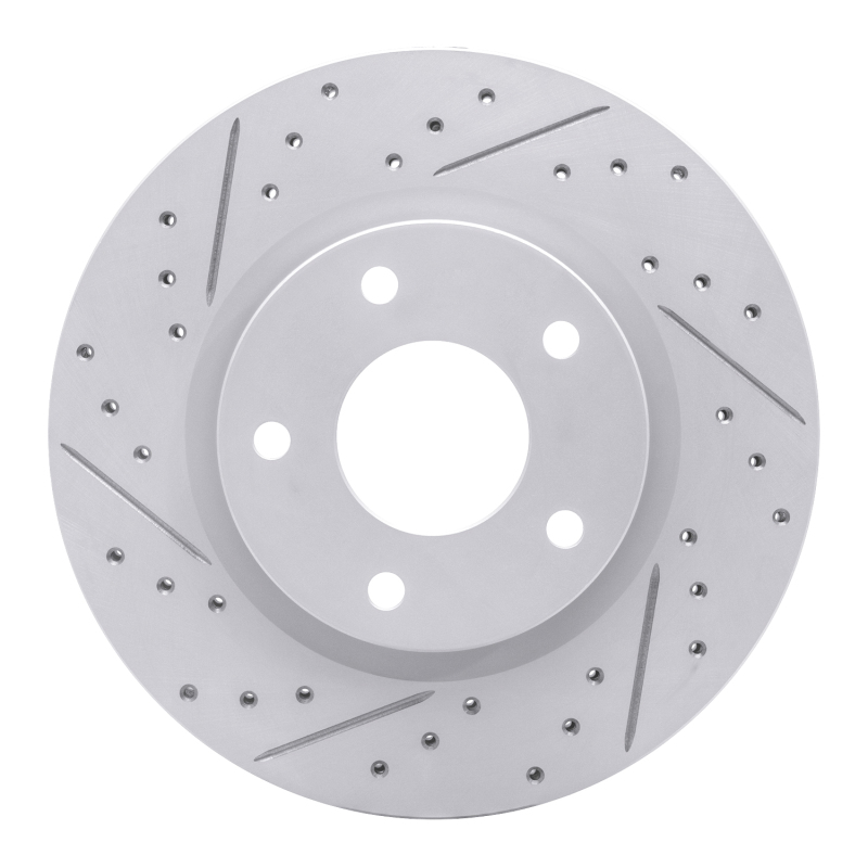 Nissan Sentra Brake Rotor (1) - Front Left - DFC - Geoperformance Rotor - Drilled and Slotted - `13-`19
