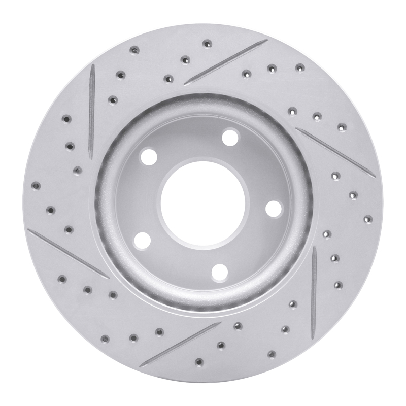 Nissan Sentra Brake Rotor (1) - Front Right - DFC - Drilled & Slotted Geoperformance - `13-`19