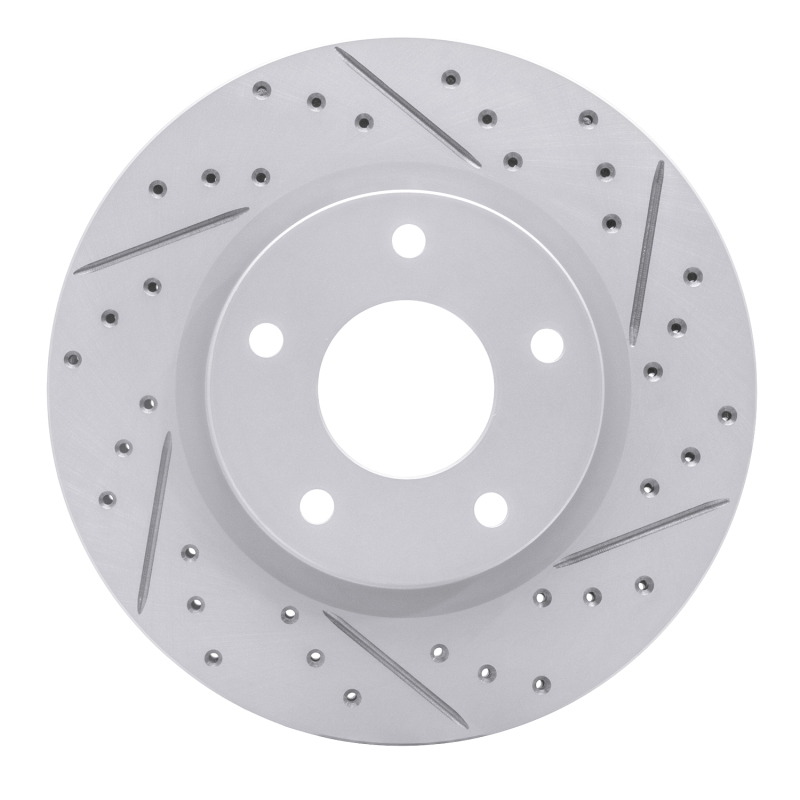 Nissan Sentra Brake Rotor (1) - Front Right - DFC - Drilled & Slotted Geoperformance - `13-`19