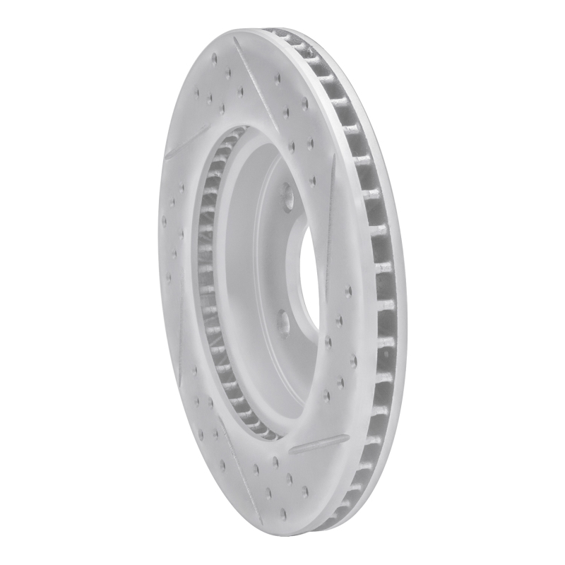 Nissan March Brake Rotor (1) - Front Left - DFC - Drilled & Slotted Geoperformance - `11-`25