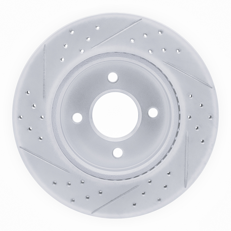 Nissan Versa Brake Rotor (1) - Front Right - DFC - Geoperformance Drilled & Slotted - `11-`25