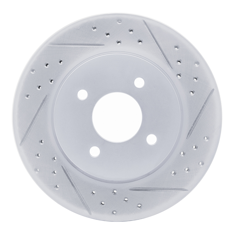 Nissan Versa Brake Rotor (1) - Front Right - DFC - Geoperformance Drilled & Slotted - `11-`25