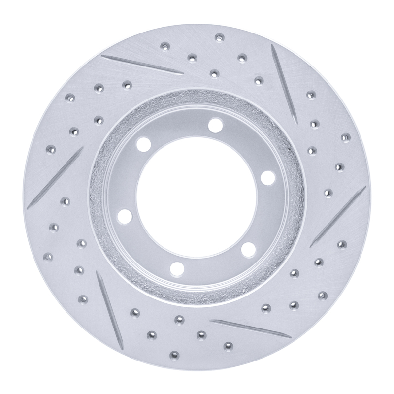 Nissan NP300 Brake Rotor (1) - Front Left - DFC - Geoperformance Drilled & Slotted - `98-`15