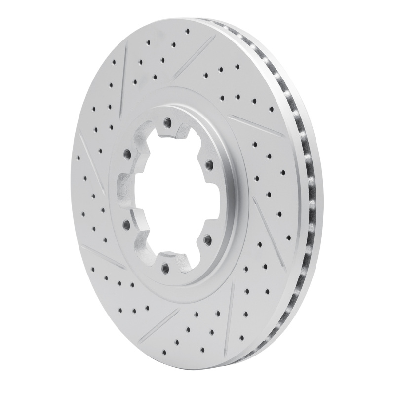 Infiniti QX4 Brake Rotor (1) - Front Left - DFC - Geoperformance Rotor - Drilled and Slotted - `98-`04