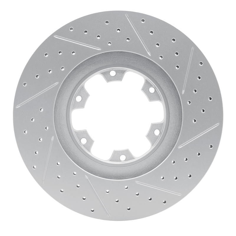 Infiniti QX4 Brake Rotor (1) - Front Left - DFC - Geoperformance Rotor - Drilled and Slotted - `98-`04