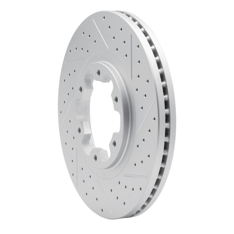 Infiniti QX4 Brake Rotor (1) - Front Right - DFC - Geoperformance Rotor - Drilled & Slotted - `98-`04