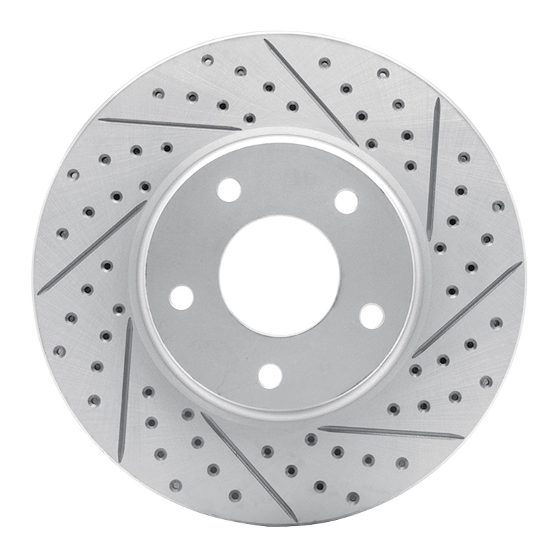 Infiniti M45 Brake Rotor (1) - Front Right - DFC - Drilled & Slotted Geoperformance - `02-`17