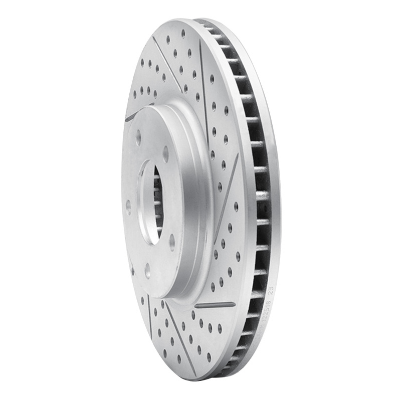 Infiniti M45 Brake Rotor (1) - Front Right - DFC - Drilled & Slotted Geoperformance - `02-`17