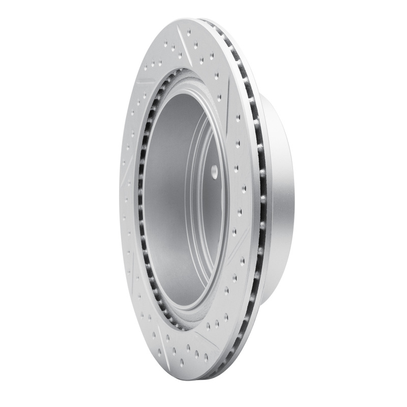 Infiniti G35 Brake Rotor (1) - Rear Left - DFC - Drilled & Slotted Geoperformance - `02-`25