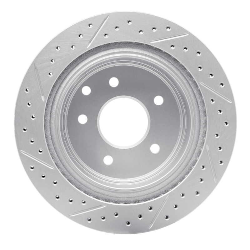 Infiniti G35 Brake Rotor (1) - Rear Right - DFC - Drilled & Slotted Geoperformance - `02-`25