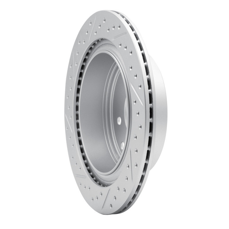 Infiniti G35 Brake Rotor (1) - Rear Right - DFC - Drilled & Slotted Geoperformance - `02-`25
