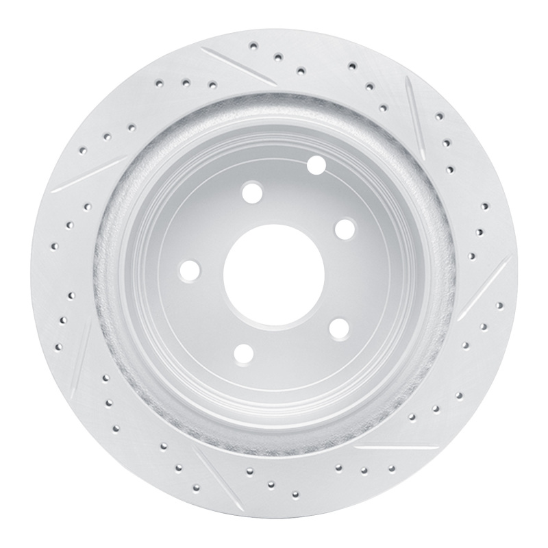 Infiniti Jx35 Brake Rotor (1) - Rear Left - DFC - Drilled & Slotted Geoperformance - `03-`24