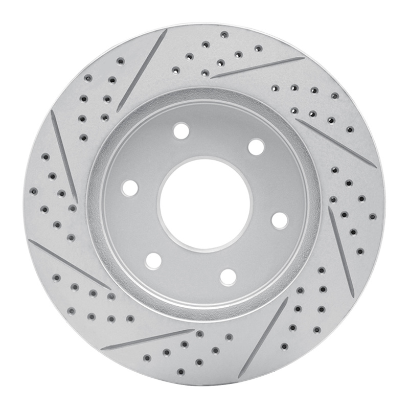 Infiniti QX56 Brake Rotor (1) - Front Right - DFC - Geoperformance Rotor - Drilled & Slotted - `04-`05