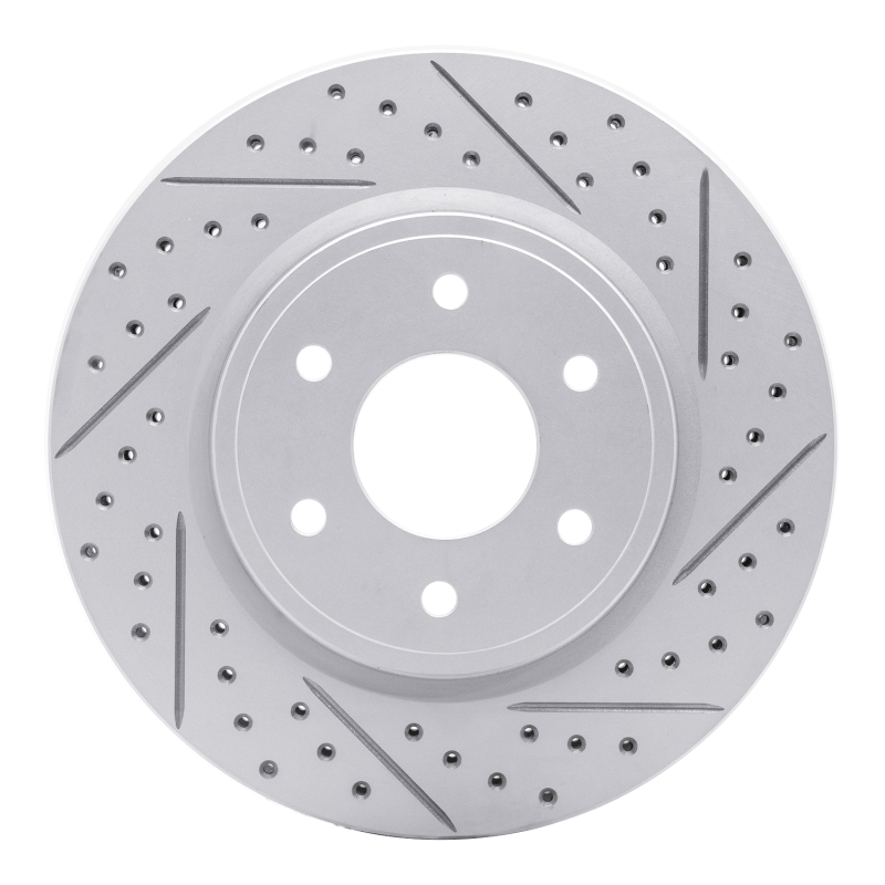 Nissan Frontier Brake Rotor (1) - Front Right - DFC - Geoperformance Rotor - Drilled and Slotted - `05-`25 Nissan Frontier Brake Rotor (1) - Front Right - DFC - Geoperformance Rotor - Drilled and Slotted - `05-`25
