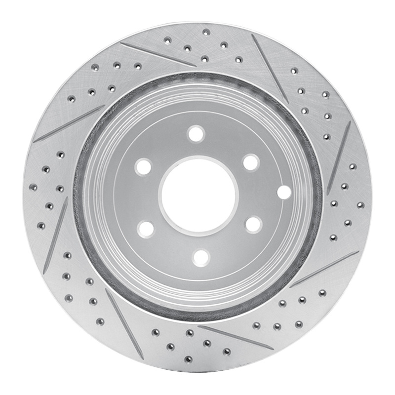 Nissan Pathfinder Brake Rotor (1) - Rear Left - DFC - Drilled & Slotted Geoperformance - `05-`12