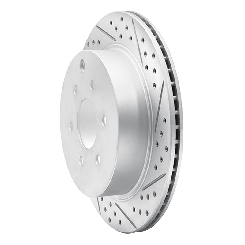 Nissan Pathfinder Brake Rotor (1) - Rear Right - DFC - Drilled & Slotted Geoperformance - `05-`12