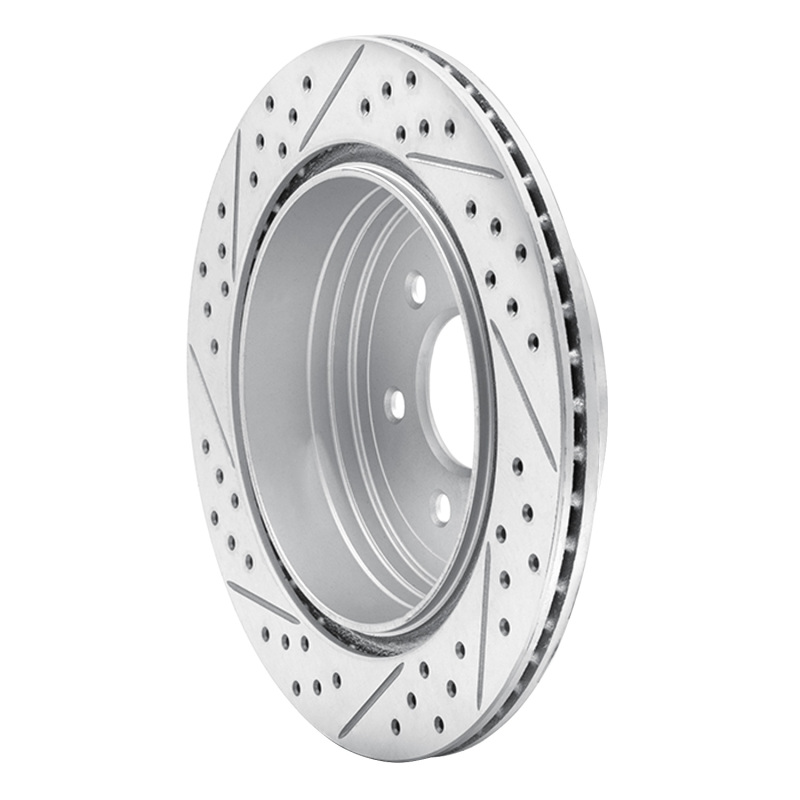 Nissan Pathfinder Brake Rotor (1) - Rear Right - DFC - Drilled & Slotted Geoperformance - `05-`12