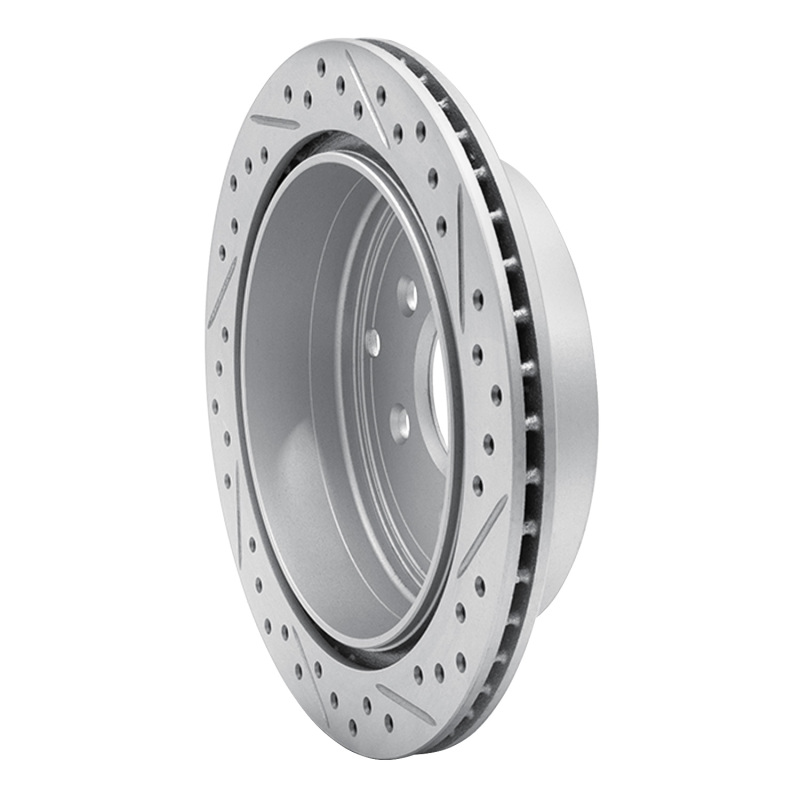 Nissan XTerra Brake Rotor (1) - Rear Left - DFC - Drilled & Slotted Geoperformance - `05-`25