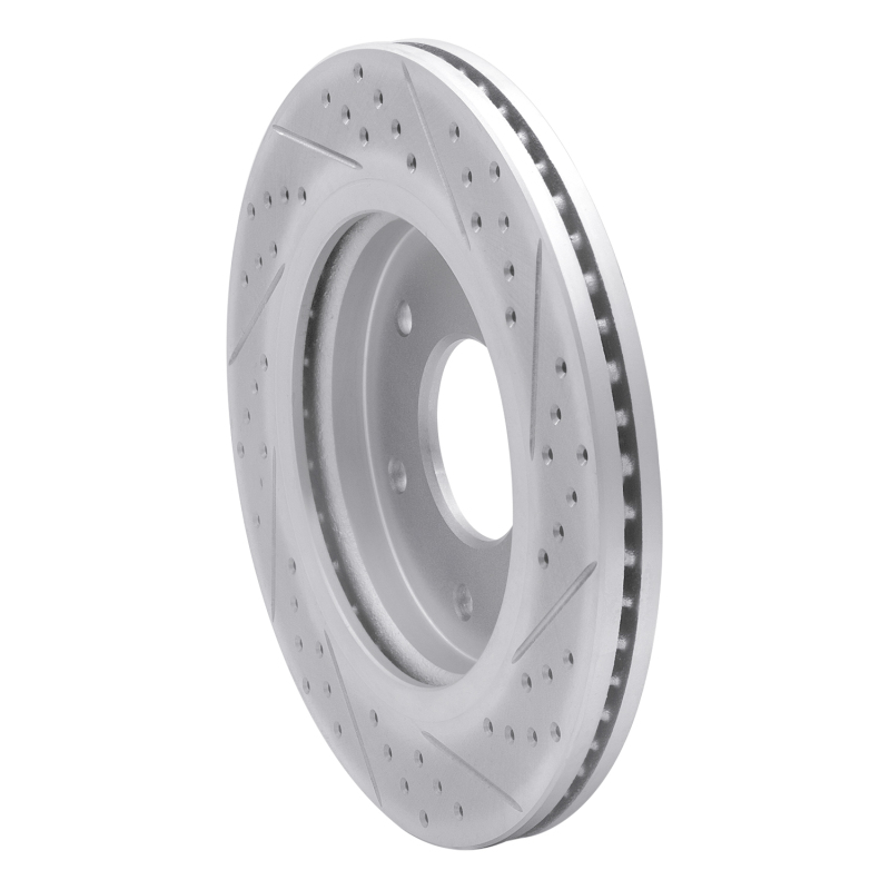 Infiniti Qx56 Brake Rotor (1) - Front Left - DFC - Geoperformance Drilled & Slotted - `05-`07