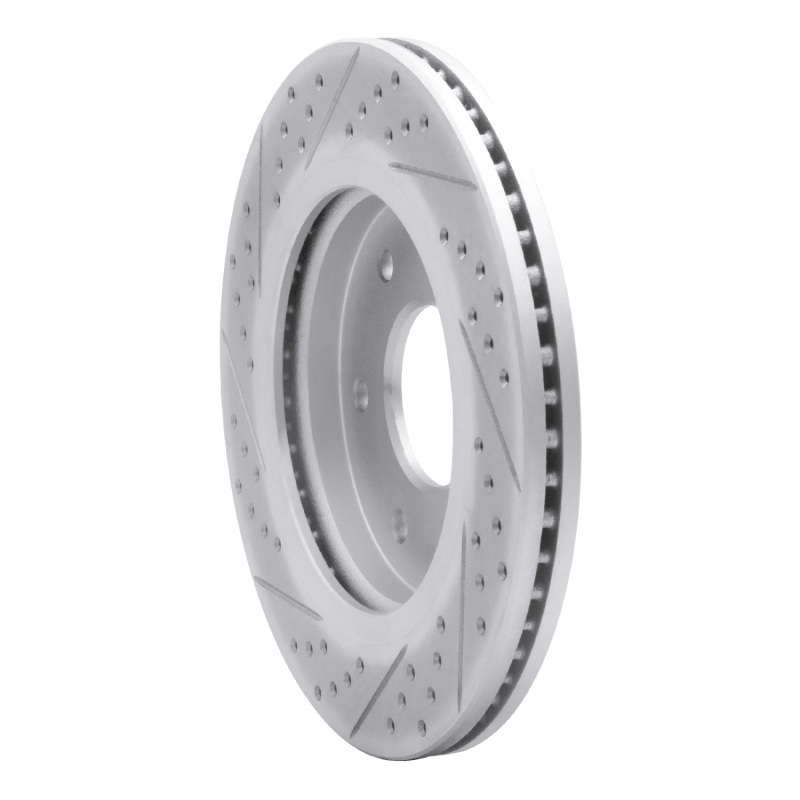 Infiniti QX56 Brake Rotor (1) - Front Right - DFC - Drilled & Slotted Geoperformance - `05-`07