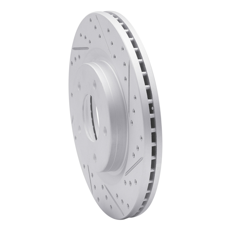 Nissan Sentra Brake Rotor (1) - Front Right - DFC - Geoperformance Rotors - Drilled & Slotted - `11-`19