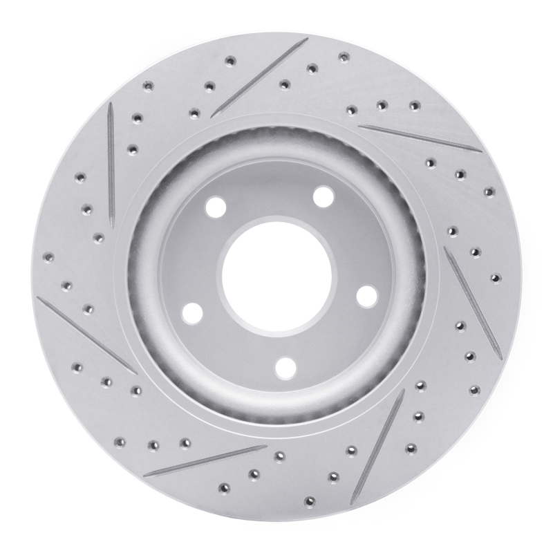 Nissan Sentra Brake Rotor (1) - Front Right - DFC - Geoperformance Rotors - Drilled & Slotted - `11-`19