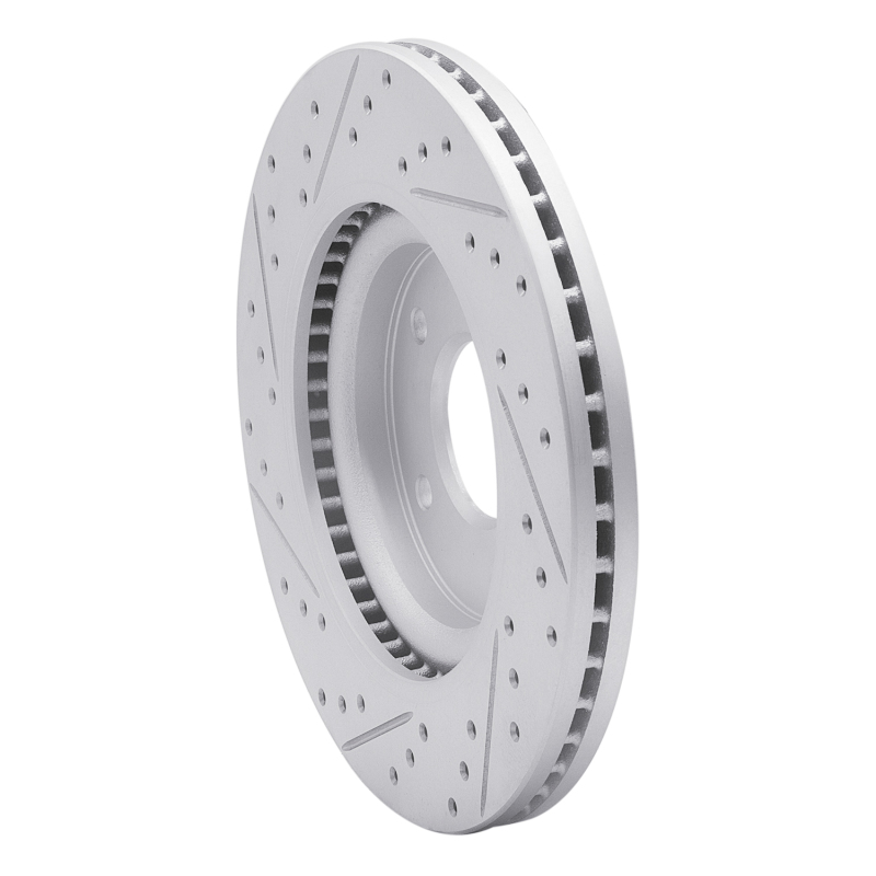 Nissan Sentra Brake Rotor (1) - Front Right - DFC - Geoperformance Rotors - Drilled & Slotted - `11-`19