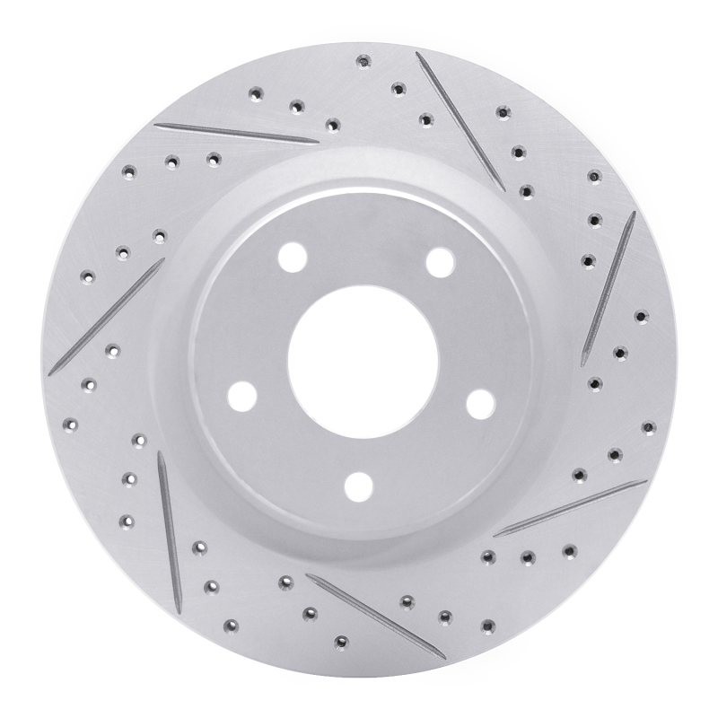 Nissan Sentra Brake Rotor (1) - Front Right - DFC - Geoperformance Rotors - Drilled & Slotted - `11-`19