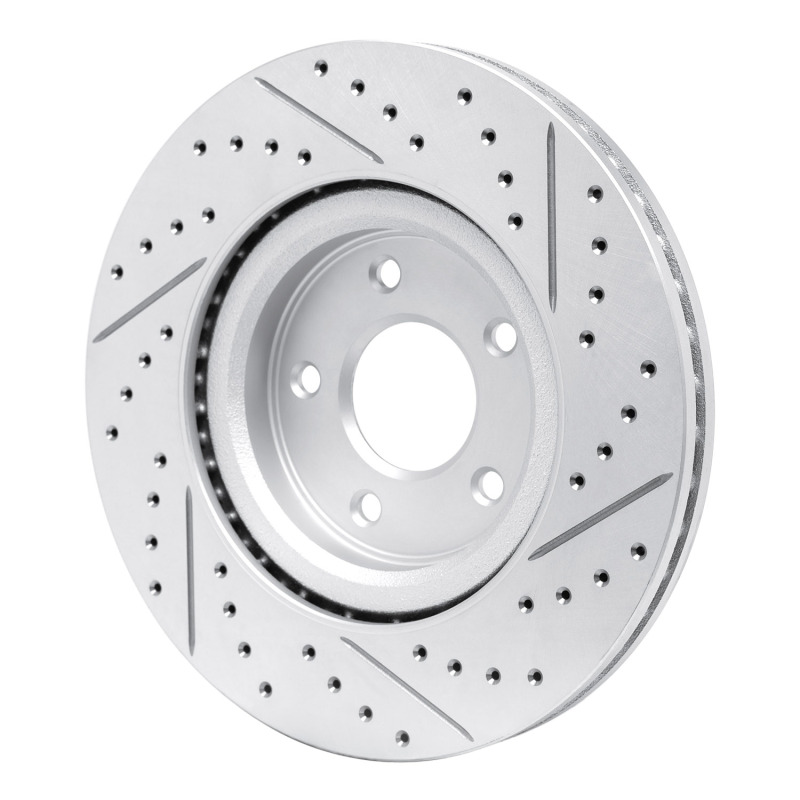 Nissan X-Trail Brake Rotor (1) - Front Left - DFC - Drilled & Slotted Geoperformance - `14-`19