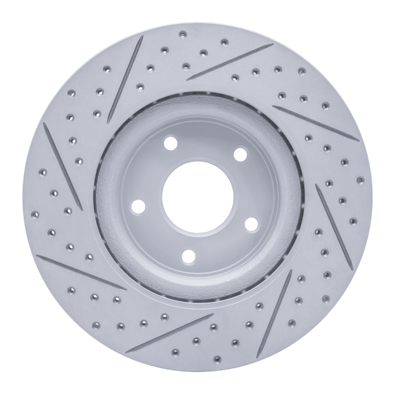 Infiniti JX35 Brake Rotor (1) - Front Right - DFC - Drilled & Slotted Geoperformance - `13-`15
