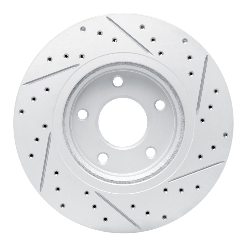 Nissan Qashqai Brake Rotor (1) - Front Left - DFC - Drilled & Slotted Geoperformance Rotor - `14-`23
