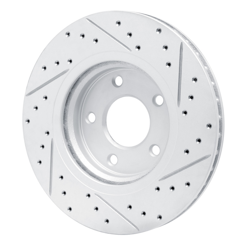 Nissan Qashqai Brake Rotor (1) - Front Left - DFC - Drilled & Slotted Geoperformance Rotor - `14-`23