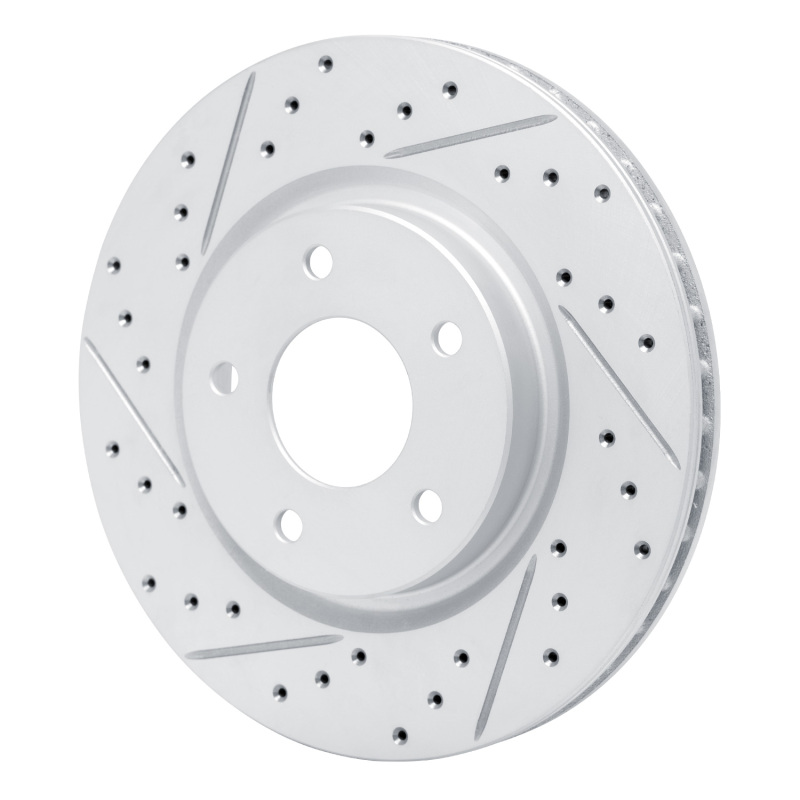 Nissan Qashqai Brake Rotor (1) - Front Left - DFC - Drilled & Slotted Geoperformance Rotor - `14-`23