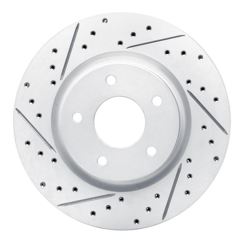 Nissan Qashqai Brake Rotor (1) - Front Left - DFC - Drilled & Slotted Geoperformance Rotor - `14-`23