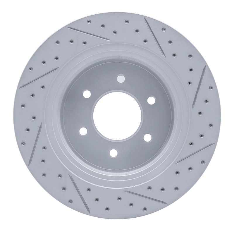 Nissan Titan Xd Brake Rotor (1) - Front Left - DFC - Drilled & Slotted Geoperformance - `16-`24