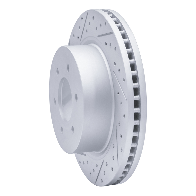 Nissan Titan Xd Brake Rotor (1) - Front Left - DFC - Drilled & Slotted Geoperformance - `16-`24