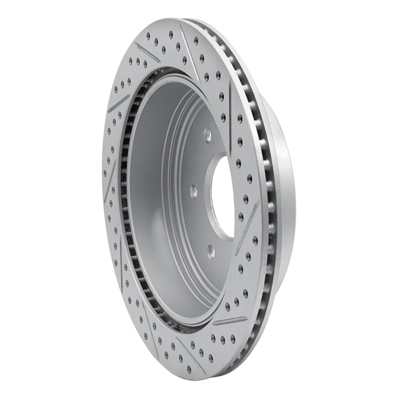 Nissan Titan Brake Rotor (1) - Rear Left - DFC - Drilled & Slotted Geoperformance - `17-`24