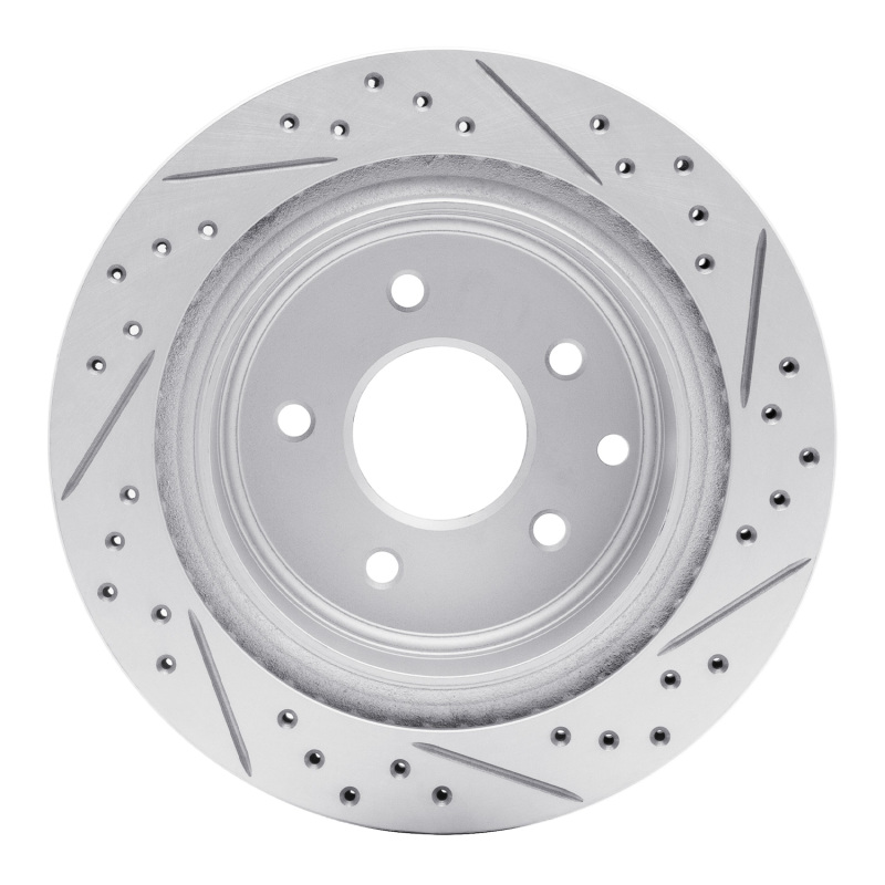 Infiniti Q45 Brake Rotor (1) - Rear Left - DFC - Geoperf Rotors - Drill & Slot - `02-`06