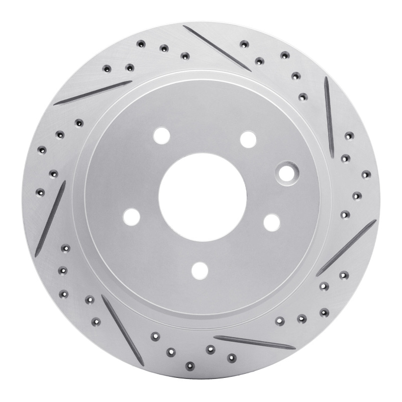 Infiniti Q45 Brake Rotor (1) - Rear Right - DFC - Geoperformance Rotor - Drilled and Slotted - `02-`06