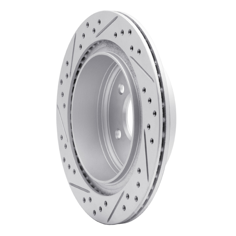 Infiniti Q45 Brake Rotor (1) - Rear Right - DFC - Geoperformance Rotor - Drilled and Slotted - `02-`06