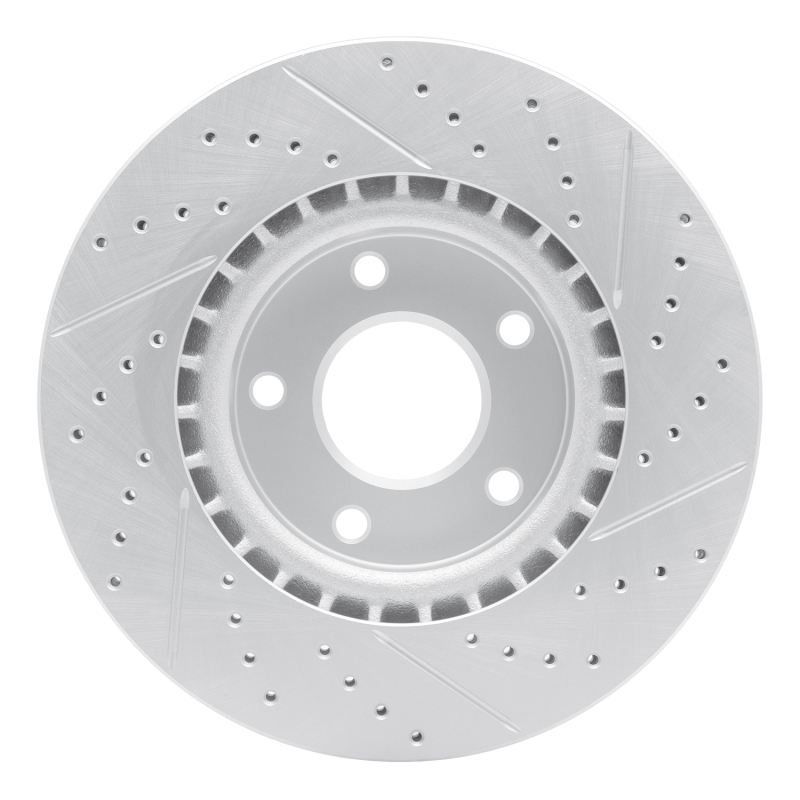 Infiniti G35 Brake Rotor (1) - Front Left - DFC - Geoperformance Drilled & Slotted - `03-`05